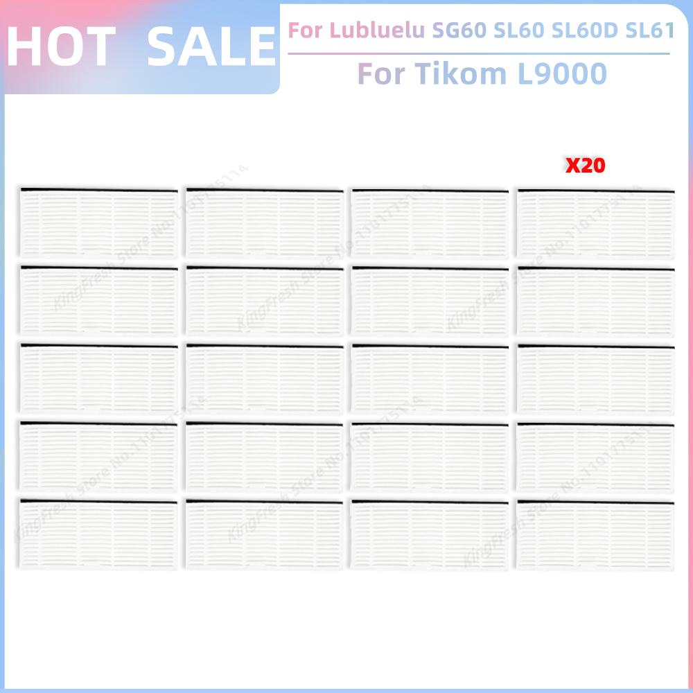 Fit For Lubluelu SG60 SL60 Plus SL60D SL61,Tikom L9000 L8000,Agaro Alpha,Laresar L6 Nex Parts Main Roller Brush Filter Mop Cloth