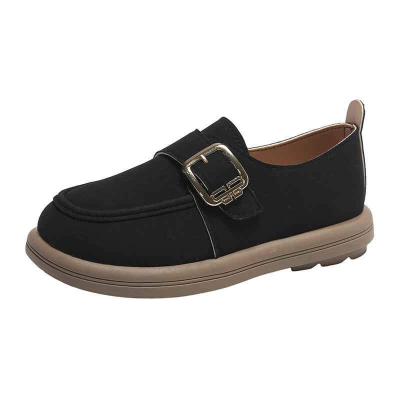Fashion 2025 Vintage Shoes Women's Spring Autumn New Style Flat Soft Bottom Plus Size Buckle Single Shoes Casual Comfortable Footwear