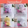Adorable Plush Teddy Bear Keychain Soft Stuffed Animal Doll For Bags And Gifts