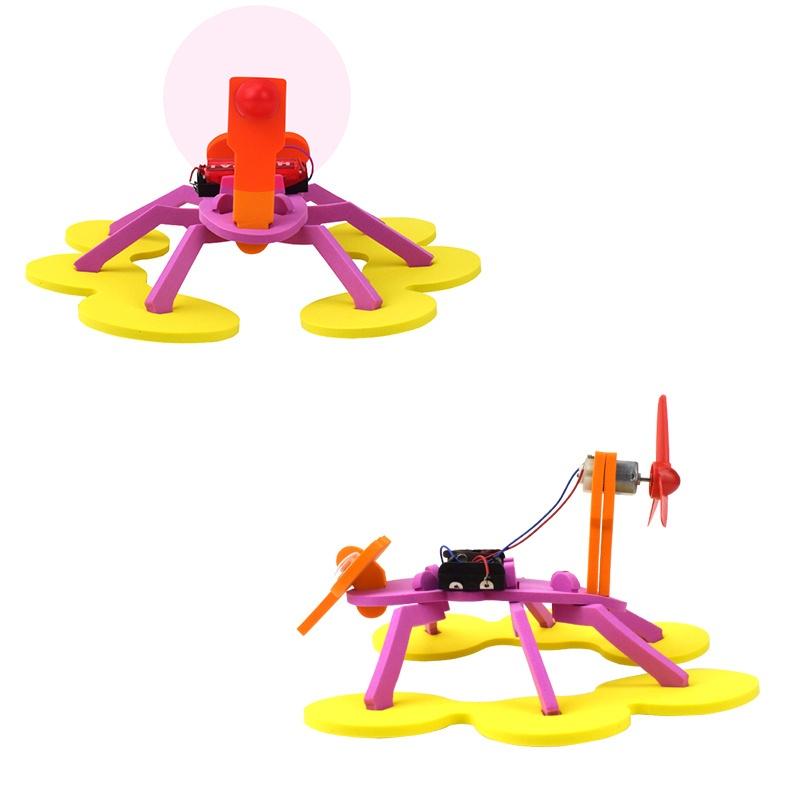 Foam Spider Robot Model Kits Toys for Kids Teens Physics Science Experiment Handmade Assembling Creative Gifts