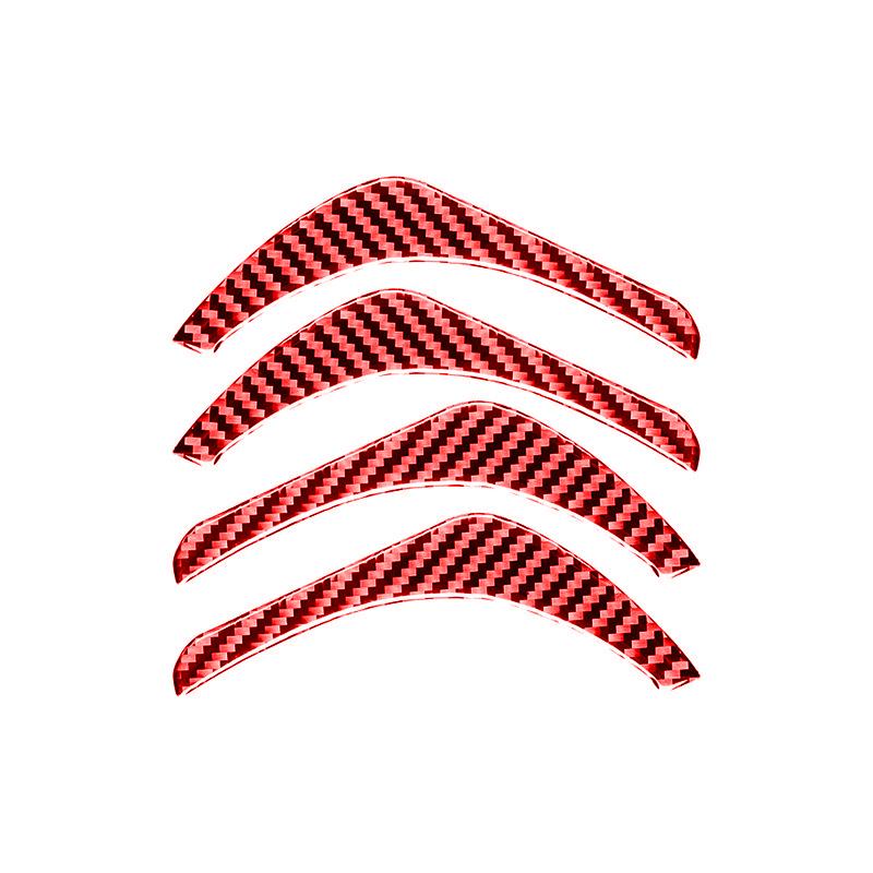 4 Stück Karbonfaser Auto Tür Innenzuggriff Panel Rahmen Dekorative Aufkleber für Nissan Sentra Sylphy 2016- Zubehör