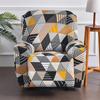 Geometric Recliner Sofa Cover Stretch Spandex Armchair Slipcovers Relax Lazy Boy Chair Covers Furniture Protector Funda Sillon
