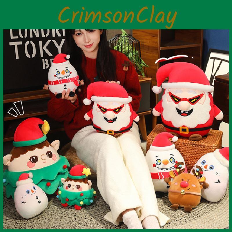 Christmas Plush Toy Santa Claus Snowman Deer Doll Stuffed Animal Xmas Decor