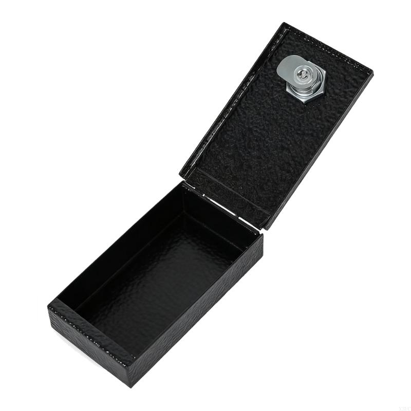 Portable Safe Metal Cash Box Security Lock Small Currency Tray Money Storage Box X3UC CN