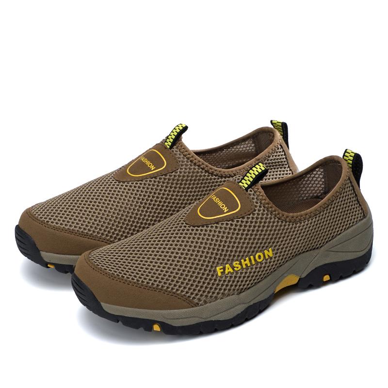Men's Quick Drying Sandals 2025 Outdoor Sliding Breathable Mesh Shoes Unisex Ankle Sandals Hiking and Mountaineering Summer