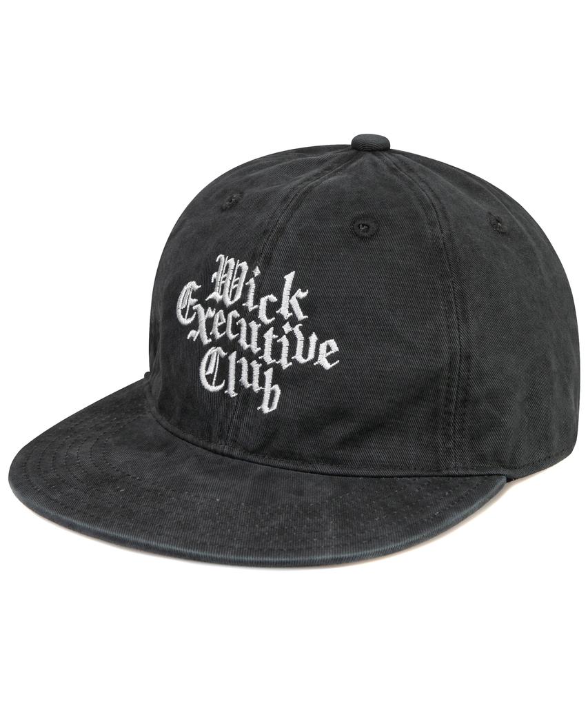 Wig Gothic Executive Club Smoke Wash Flat Cap