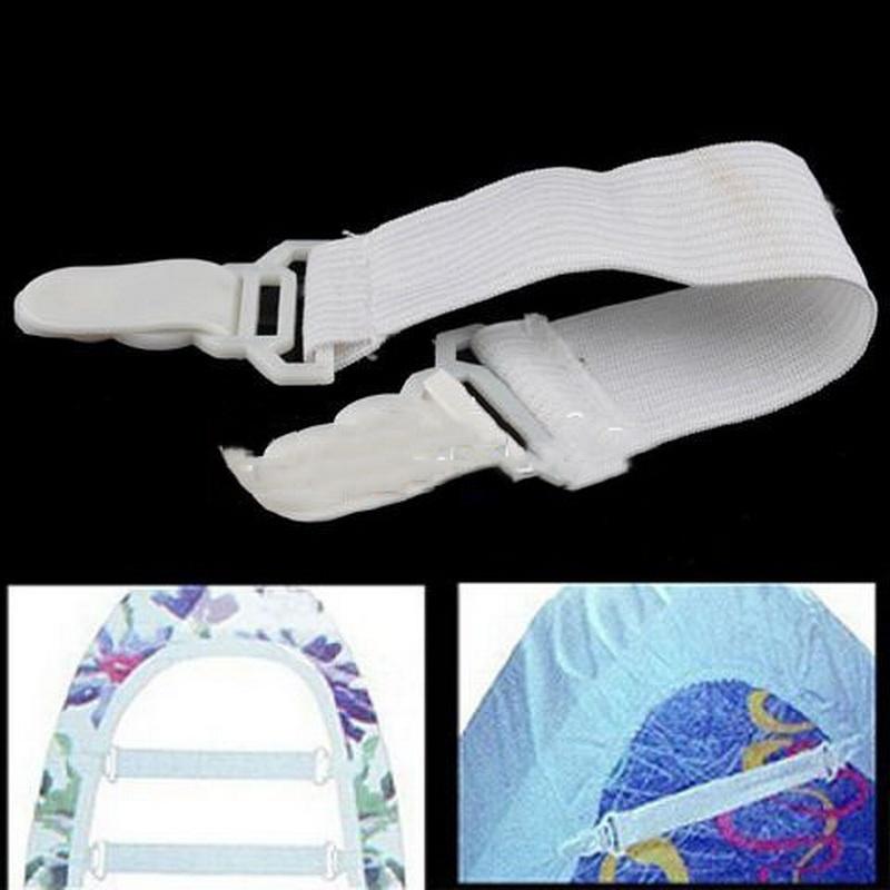 4 шт. Зажимы для чехла гладильной доски, плотное прилегание, эластичные ремни-стяжки, фиксаторы