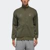Adidas Jackets Men's Basic Green Stand Collar Moderate Instructor DM5190