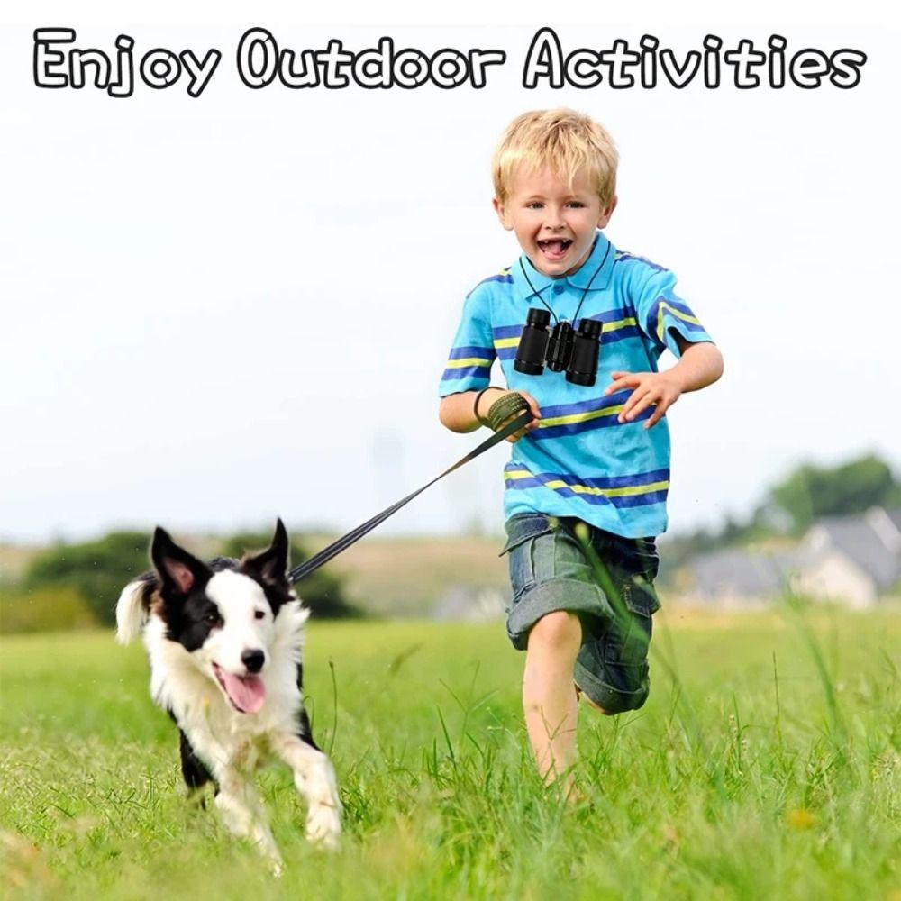 4X30 Small Telescope Shock-Proof Children's Telescope Portable High Resolution Binocular  Camping