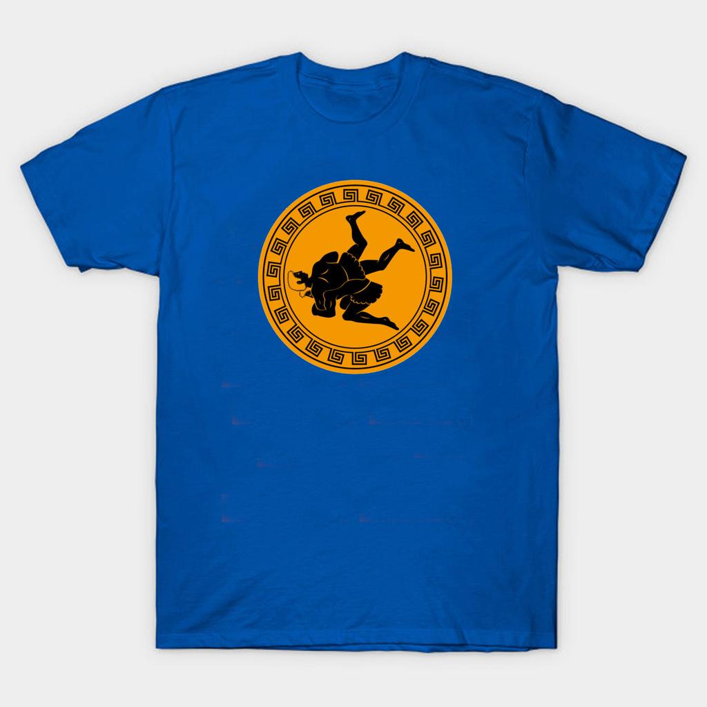 T-shirt Retrò Cerchio Wrestling Greco-Romano. T-shirt Estiva in Cotone a Manica Corta Girocollo da Uomo Regalo Nuova S-3XL