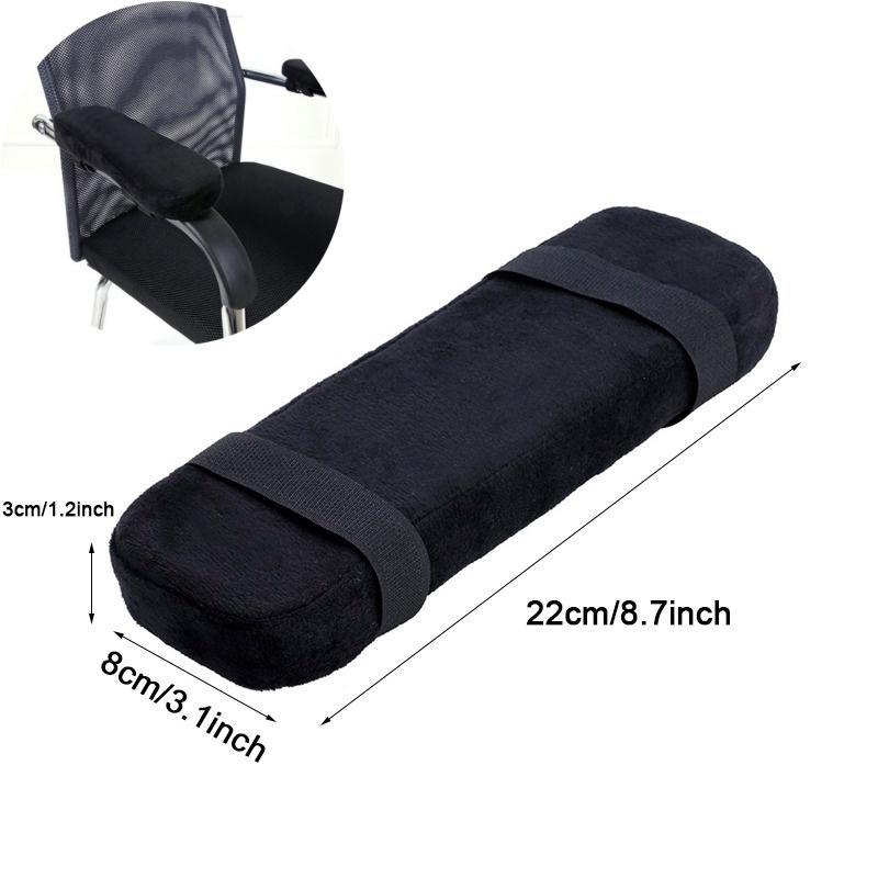 Office Game Chair Armrest Pad Elbow Pillow Comfortable Support Cushion Memory Foam Inner Core Sofa Cushion for Home Armrest Mat