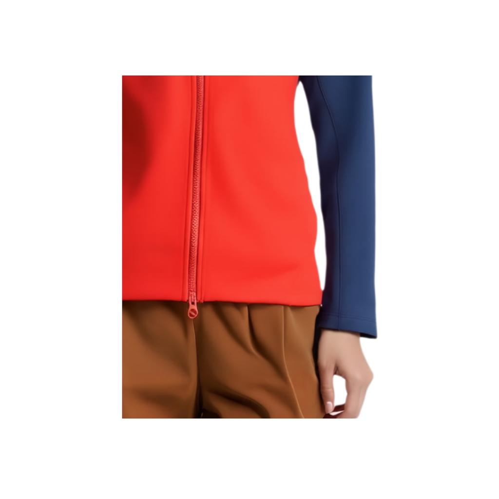 Nike X MLB Collaboration Los Angeles Angels Fleece Hooded Long Sleeve Zipper Jacket Sweatshirt Unisex Jacket Red 3Z3B7SBGZ-LAA