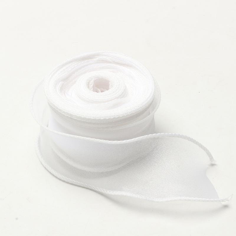 Coreless Iridescent Fishtail Satin Ribbon for Bouquet Packaging