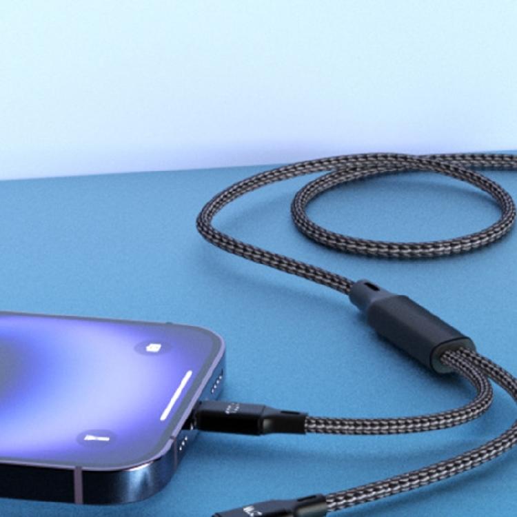 100W Type C Charging Cable 100W USB C to Double USB C Cord Type C Charger Cable Fast Charging Cable for Phone Laptop