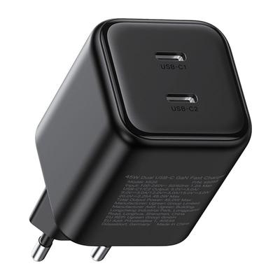 Ładowarka Sieciowa USB-C GaN 45W - Czarna
