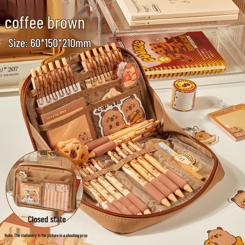 Wuji Kapibala 12vrstvý vysoce kapacitní multifunkční studentský penál