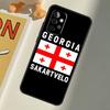 Georgia Flag For Samsung Galaxy A26 A16 A06 A56 A36 A05 A22 A32 A52 A54 A34 A14 A55 A15 A53 A33 A35 Case