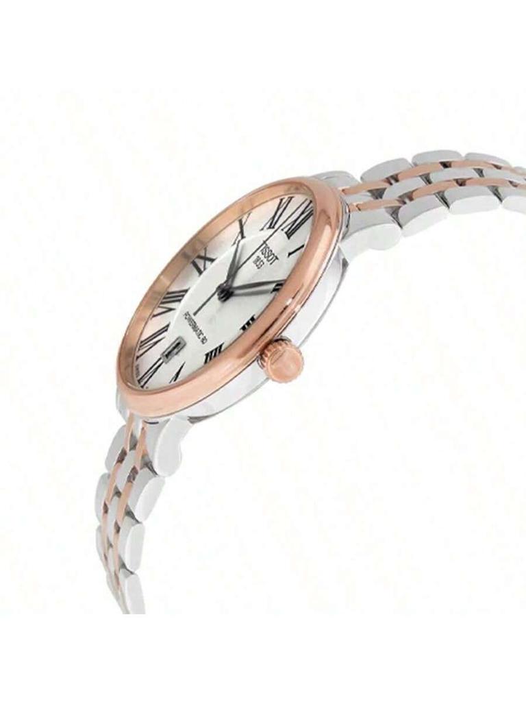 Tissot Carson Zenme Series, automatic mechanical movement, fashionable & classic men's watch, Rui Watch, 40mm white dial, T122.407.22.033.00