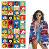 F-Family G-Guy Themed Beach Towel Funny Print Microfiber Quick Dry Soft Skin Friendly Gym Sports Towel Trendy Beach Accessories