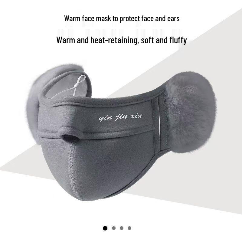 Damen Winter-Ohrenschützer & Gesichtsmaske: Winddichter, Warmer, Hochwertiger Gehörschutz für das Radfahren.
