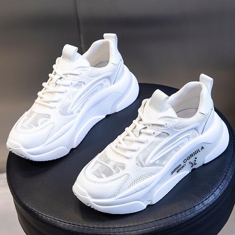 

Genuine leather women s shoes 2025 new single shoes summer fashion breathable versatile sports and leisure shoes shallow flat shoes children 35 белый