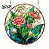 Nationaler Puzzle-Tag Ornament Acryl-Sonnfänger mit farbiger Lichtprojektion DIY-Fensteraufhängung Dekoration Kratzfest für Garten Terrasse