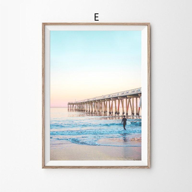 Palm Coast Landscapes Canvas Paintings Room Decor Wall Art Posters and Prints Nordic Living Room Wall Posters Pictures Cuadros