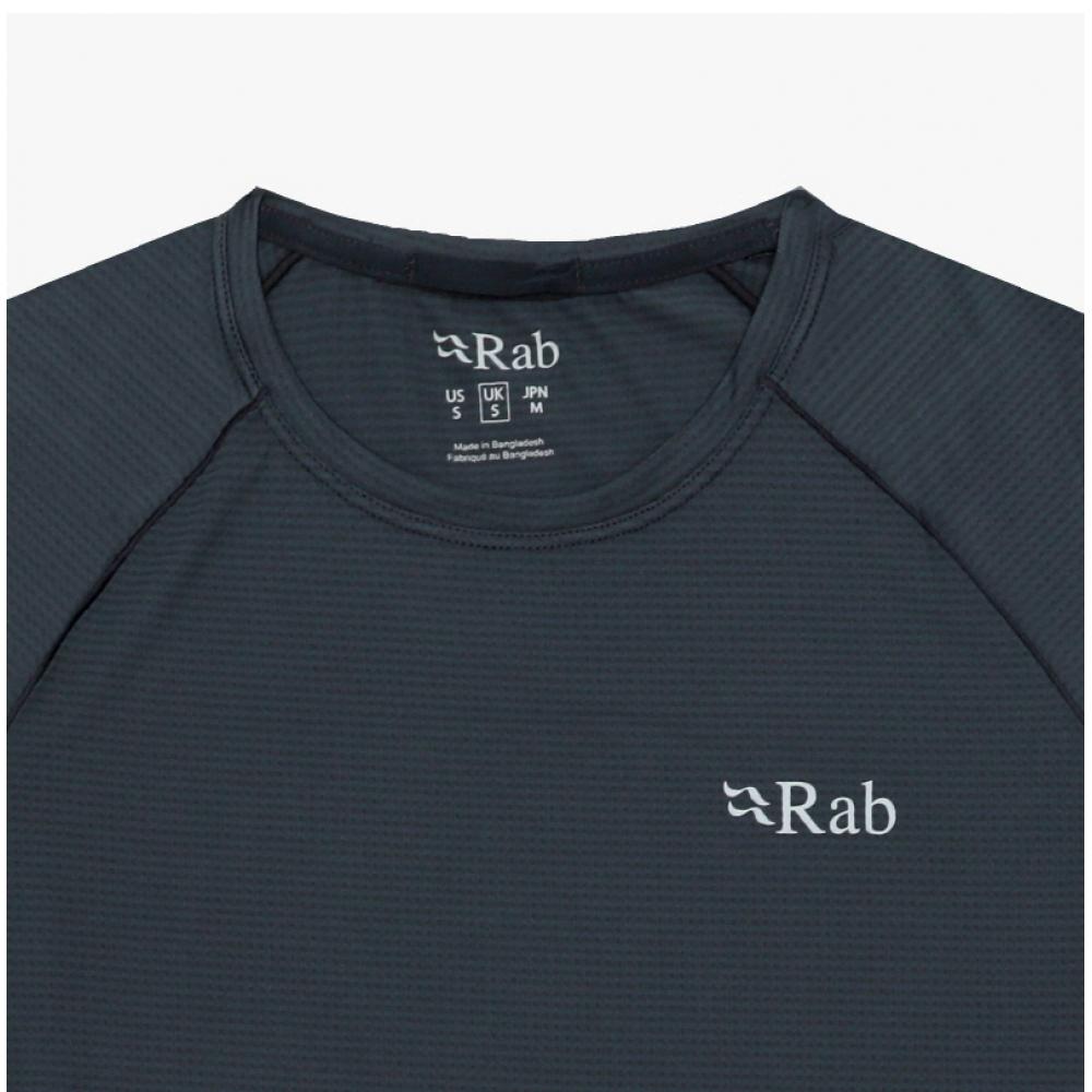 Rab Sonic Men S Short Sleeve Tee Qbl 01
