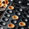Gaufrier Gaufrier À Noix, 24 Moitiés De Pâte À La Fois, Plaques Antiadhésives Mesko MS3041 1600W Noir 34001