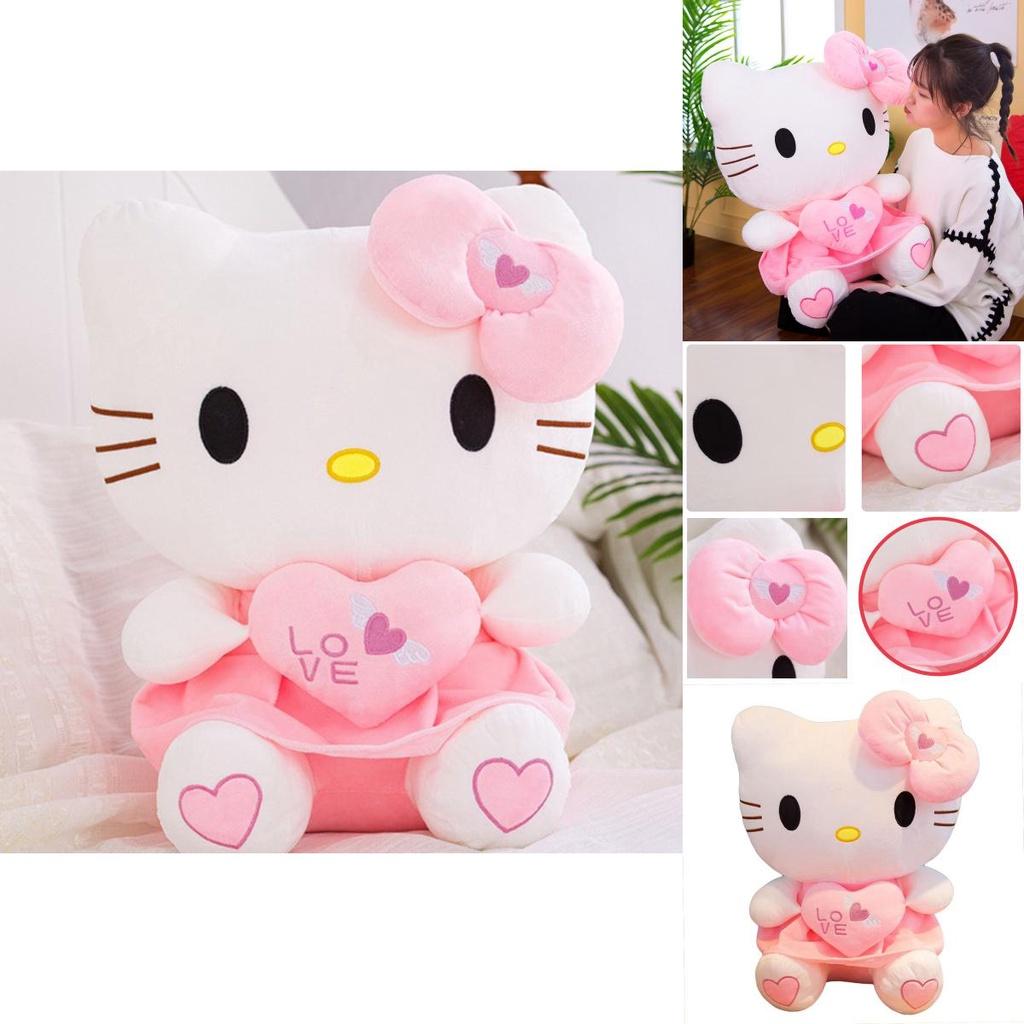 Adorable Hello Kitty Kawaii Toy Lovely Filled Pillow Soft Plush Doll Perfect Children Gift