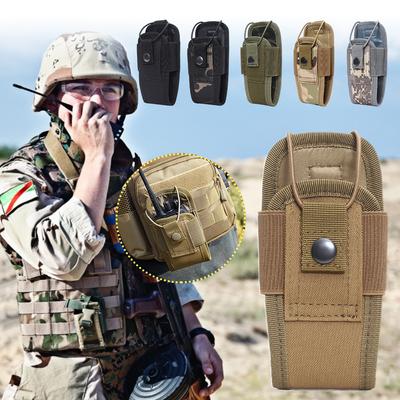Tactical Molle Radio Pouch Military Walkie Talkies Holster Bag Waist Bag Holder Pocket Interphone Holster Carrying Bag For Hunting