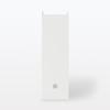 Muji Recycled Polypropylene Stand File BoxWhite Gray Approximately Width 10Depth 27.6Height 31.8cm