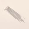 European and American Jewelry Fashion Multi-fringed High-end Brooch, Light Luxury Metal Chain Pin Accessories Popular Corsage