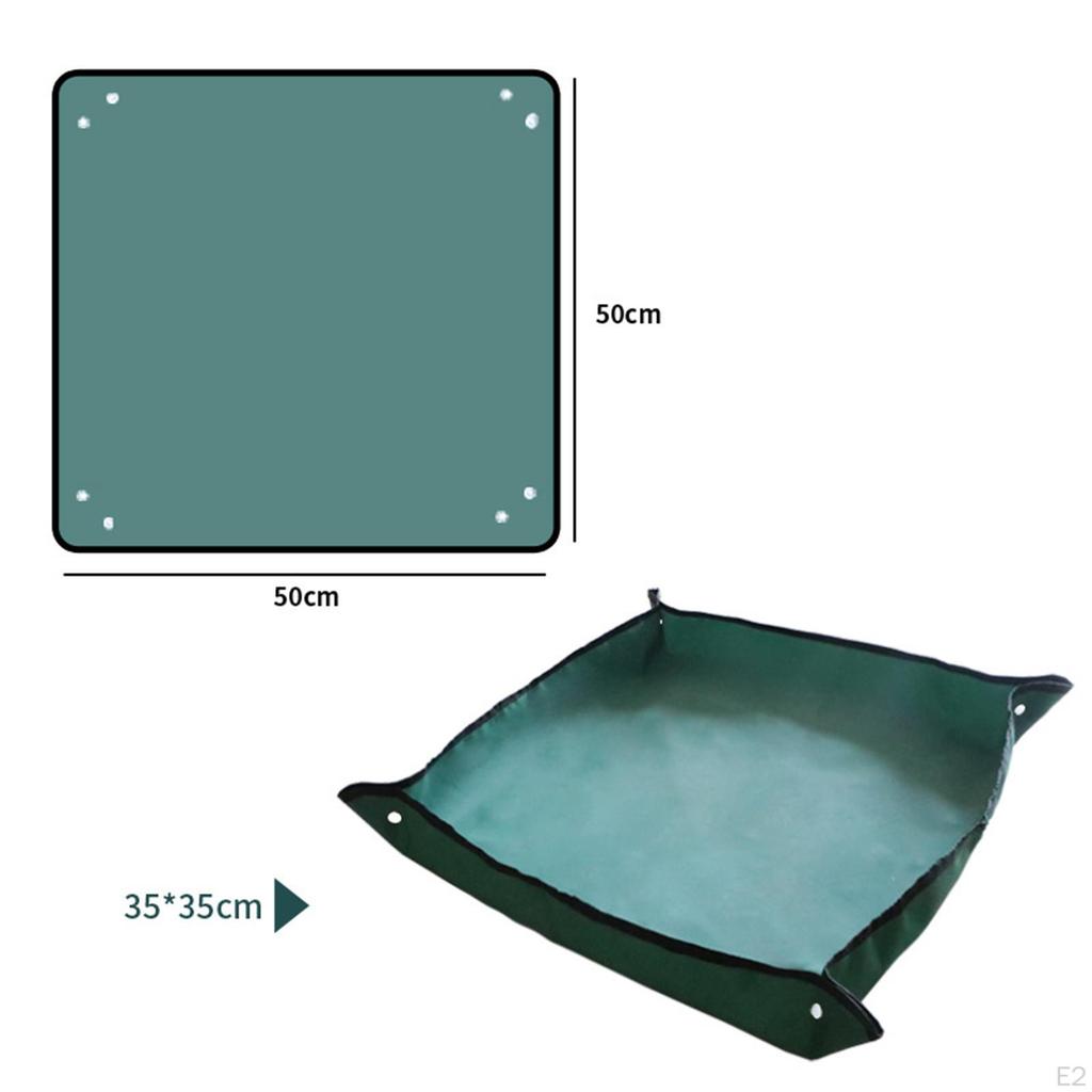 Foldable Gardening Mat, Planting Repotting Waterproof Thicken Suitable for Indoor Outdoor
