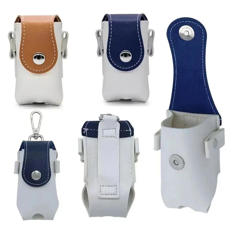 Portable Mini Golf Ball Protection Bag Colored Keychain Hanging Waist Pouch Outdoor Small Golf Accessory Bag