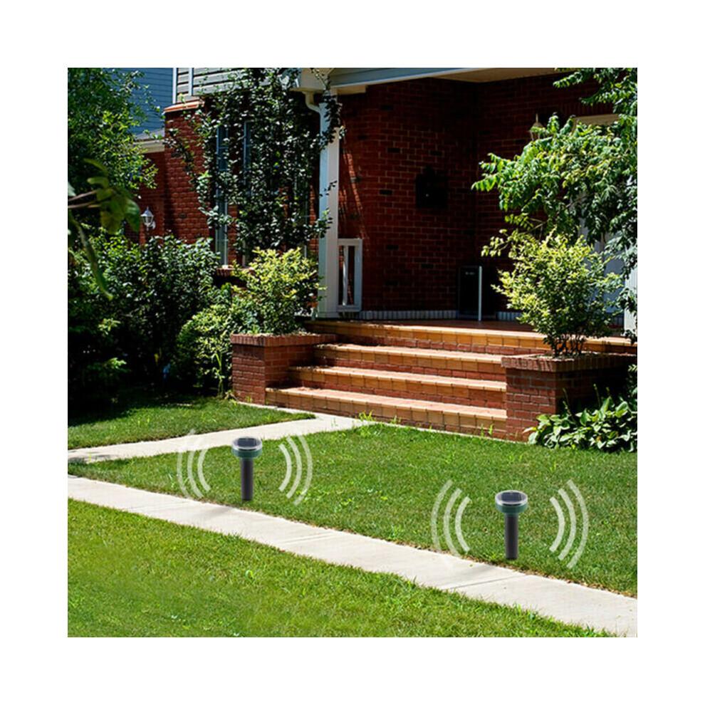 Solar Powered Ground Rodent Mole Mice Mouse Ultrasonic Rat Repeller