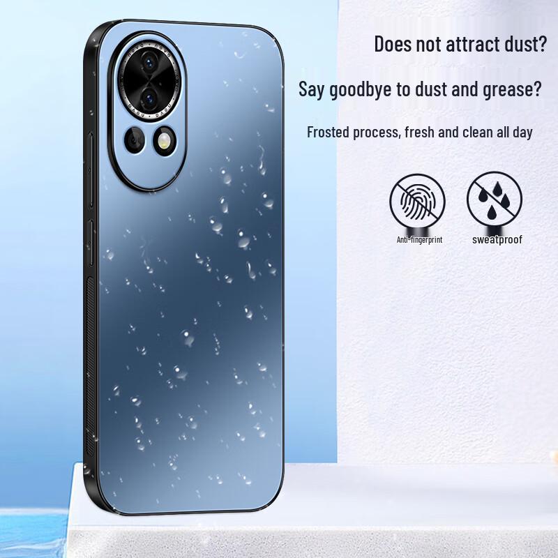 Huawei Nova Series AG Matte Phone Case with Integrated Lens Protection