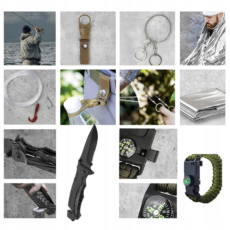 [PACK][1] MILITÄRISCHES TOURISTEN-ÜBERLEBENSSET D840
