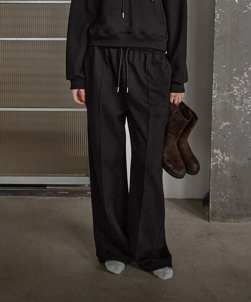 Deomago Pintuck Sweatpants_Gray