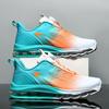 Full Palm Air Cushion Shock Absorption Running Shoes Autumn Men's Shoes Sports Shoes Women's Casual Shoes Flying Woven Mesh Shoes Couple Travel