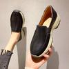 Luxury Women's Singles 2024 Spring and Autumn Thick Sole Shoes Versatile for Women's Shoes Plataforma Mujer Zapatillas De Mujer