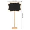 Wooden Blackboard Vertical Writing Notice Plant Decorative Signs Tags Garden Labels DIY Decoration Wooden Blackboard