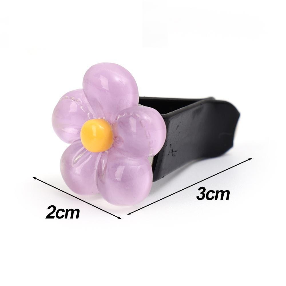 Car Air Outlet Decorative Clip Daisy Auto Air Conditioning Vent Crystal Daisy Resin Ornaments Car Interior DIY Decor Accessories
