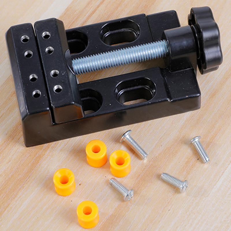 Mini Bench Clamp Small Vice Clamp Table Vise Household Heavy Duty Flat Nose Plier Tool DIY Craft Work-Bench Repair Tool
