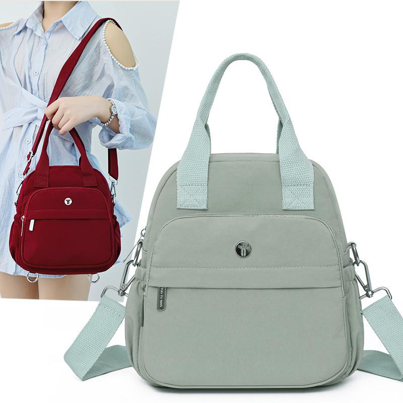 Lightweight new fashion versatile shoulder messenger bag women's leisure niche small bag nylon bag backpack