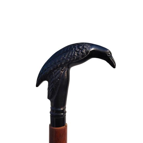 96 cm  Raven Walking Stick Norse Mythology Inspired Cane,