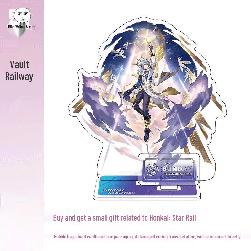 miHoYo Star Rail Firefly Dan Heng Luna Figurine Set: Acheron, Aventurine, Kafka, Silver Wolf, Jingliu, Xueyi Standees