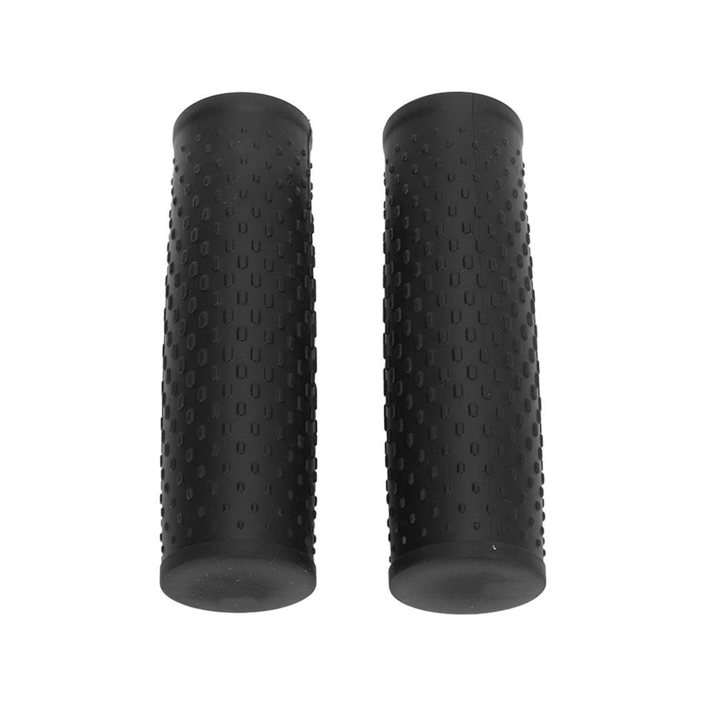 2Pcs Scooter Rubber Handle Grip Cover Rubber Handlebar Grips for Xiaomi M365 PROBlack