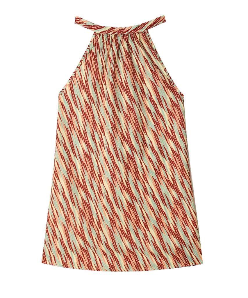VIKINI VENDER Sonez Halterneck Mini Dress - Multi