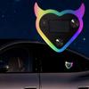 Światło Samochodowe Solarne w Kształcie Serca Przyssawka Atmosfera Neonowe Światło Sedan Wnętrze